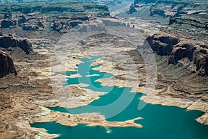 Lake Powell at Glenn canyon, a national recreation area