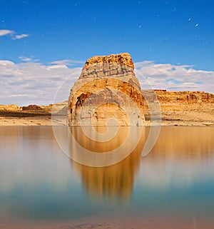 Lake Powell night landscape