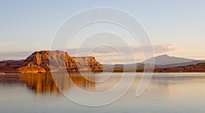 Lake Powell Rock Formation Sunrise