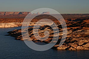 Lake Powell at sunset