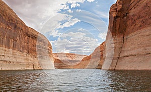 Lake Powell Twisting through Canyons