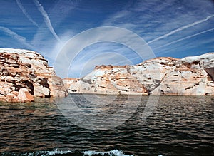 Lake Powell from the water photo