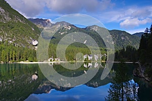 Lake Prags in Alps