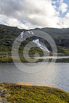 Lake in the prairies south of Norway