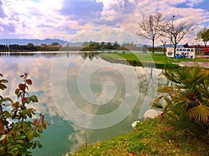 The lake Primo Maggio