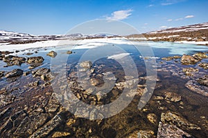 Lake on Putorana Plateau, Krasnoyarsk region