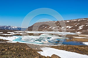 Lake on Putorana Plateau. Russia, Krasnoyarsk region