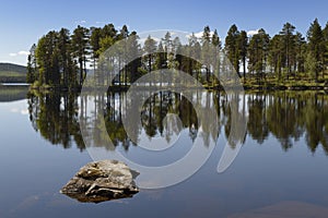 lake with reflection