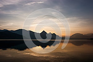 Lake Reflection at Sunrise