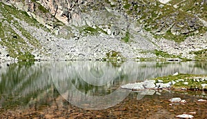 Lake in the Rila mountains of Bulgaria