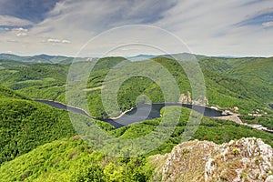 Lake Ruzin in Slovakia countryside near Kosice