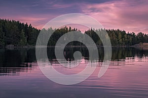 Lake in Scandinavia