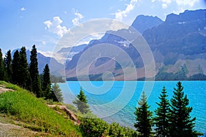 Lake scene in the Canadian Rockies