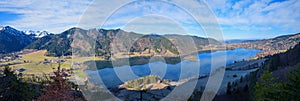 Lake schliersee view from lookout point hohenwaldeck