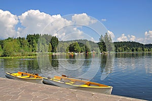 Lake Schwarzsee,Kitzbuehel,Austria photo