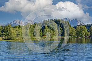 Lake Schwarzsee,Kitzbuehel,Tirol,Austria