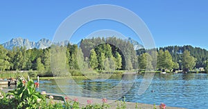 Lake Schwarzsee,Kitzbuehel,Tirol,Austria