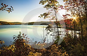 Lake Scranton at Sunset