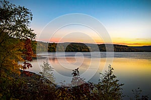 Lake Scranton at Sunset