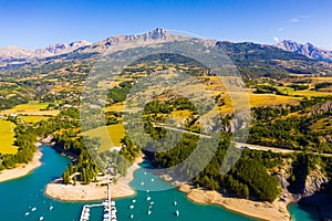 Lake Serre-Poncon, France