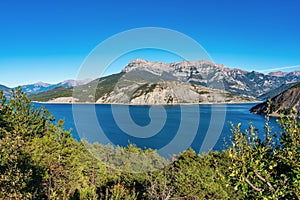 Lake Serre-Poncon, Lac de Serre-Poncon is a lake in southeast France near Gap