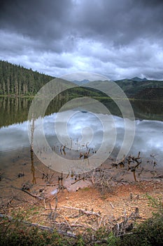 Lake in Shangri-la