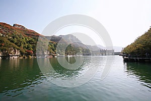 Lake shore of Qingtianhe, Henan, China