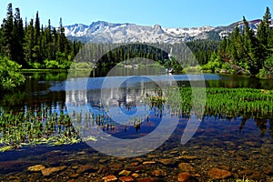 Lake in Sierras near Mammoth Lakes