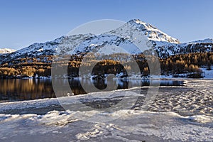 Lake Sils in Switzerland