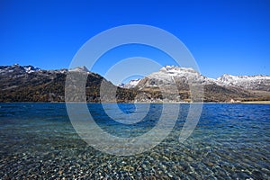 Lake Silvaplana near St. Moritz photo