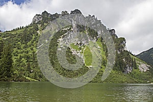 Lake Soinsee and mountain RuchenkÃ¶pfe