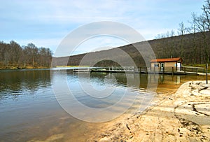 Lake in spring