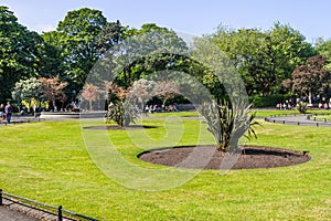 Lake in St Stephen Green Park photo