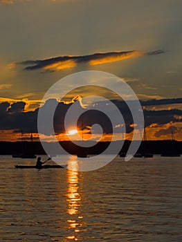 Lake Starnberg, Bavaria, at sunset