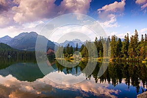 Lake Strbske pleso, High Tatras, Slovakia