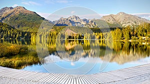 Lake Strbske pleso, High Tatras, Slovakia