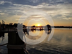 Lake Sumter Landing, The Villages FL Sunset