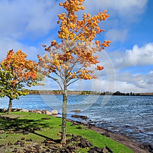 Lake Superior Lanse Bay Michigan