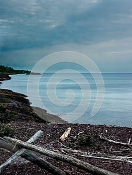 Lake Superior near Eagle Harbor, Wisconsin