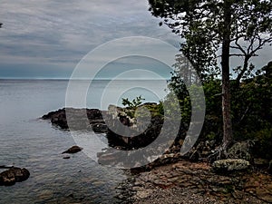 Lake Superior near Eagle Harbor, Wisconsin