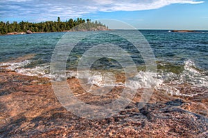 Lake Superior Provincial Park is on the Shore of the Lake in Northern Ontario, Canada