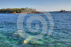 Lake Superior Provincial Park is on the Shore of the Lake in Northern Ontario, Canada