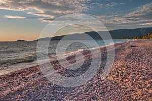 Lake Superior Provincial Park is on the Shore of the Lake in Northern Ontario, Canada