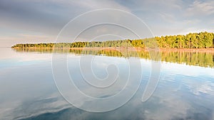 Lake Superior Reflection, McLain State Park, MI