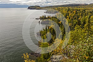 Lake Superior Scenic Autumn View