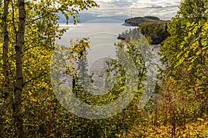 Lake Superior Scenic Autumn View