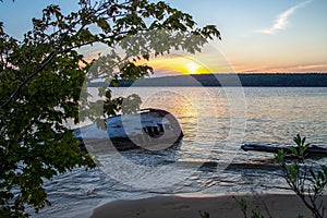 Lake Superior Shipwreck On The Graveyard Coast