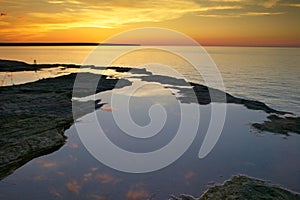 Lake Superior Sunset photo