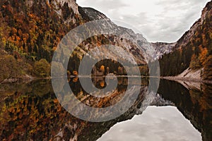 Lake Susicko on the mountain Durmitor in Montenegro photo