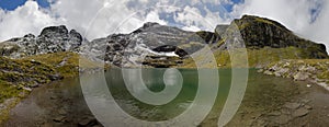 Lake in the Swiss Alps - Wangser See